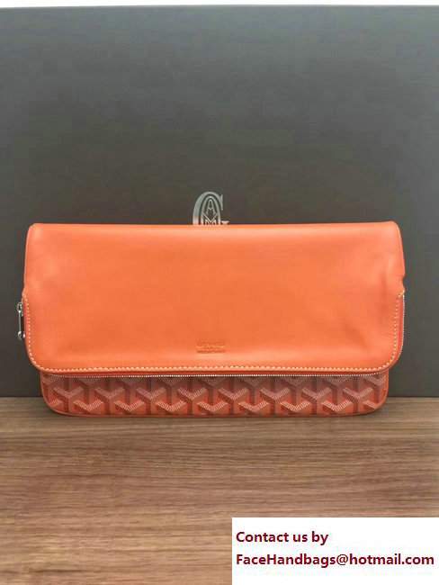 Goyard Sainte Marie Clutch Bag Orange