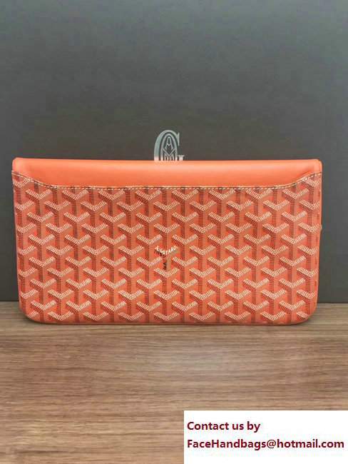 Goyard Sainte Marie Clutch Bag Orange