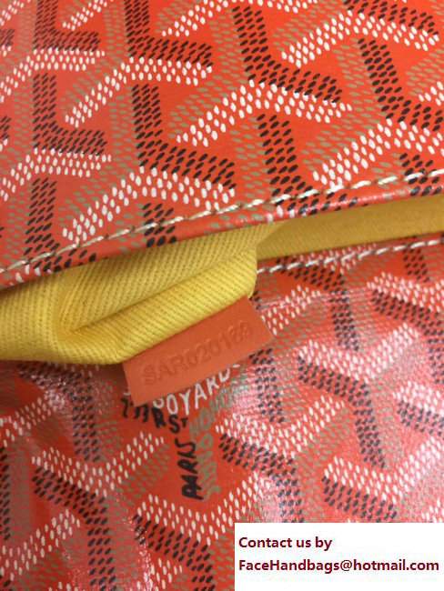 Goyard Sainte Marie Clutch Bag Orange