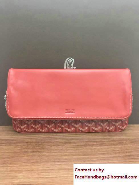 Goyard Sainte Marie Clutch Bag Red