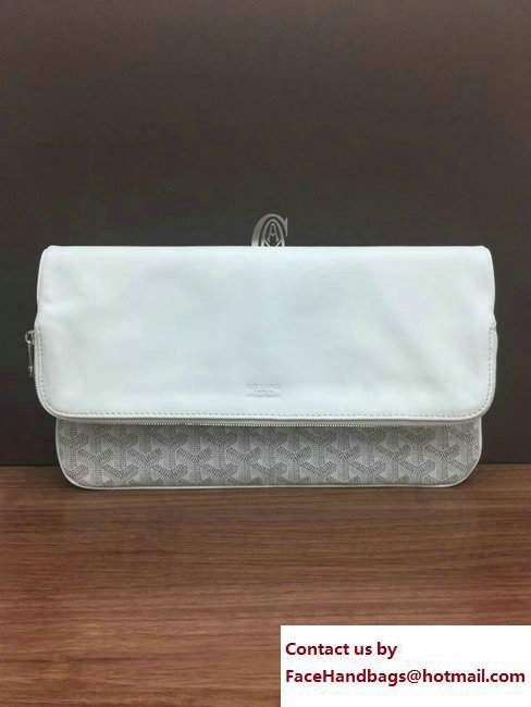 Goyard Sainte Marie Clutch Bag White