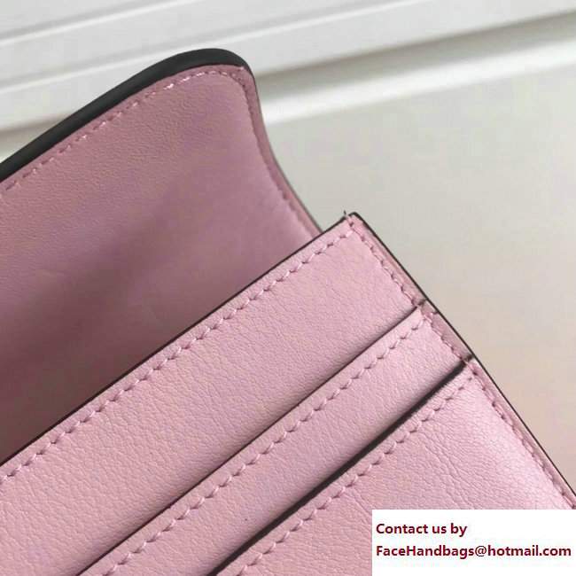 Hermes Swift Leather Constance Long Wallet Cherry Pink