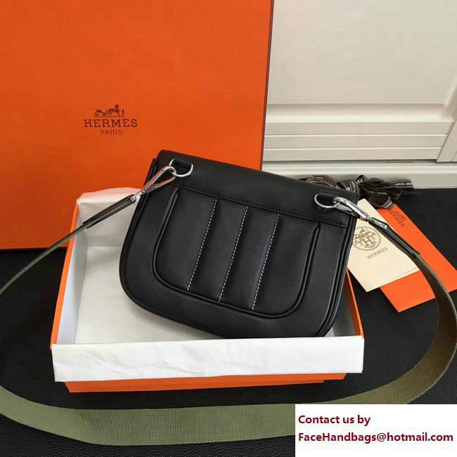 Hermes Swift Leather Mini Berline Bag Black