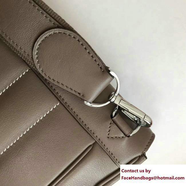 Hermes Swift Leather Mini Berline Bag Etoupe