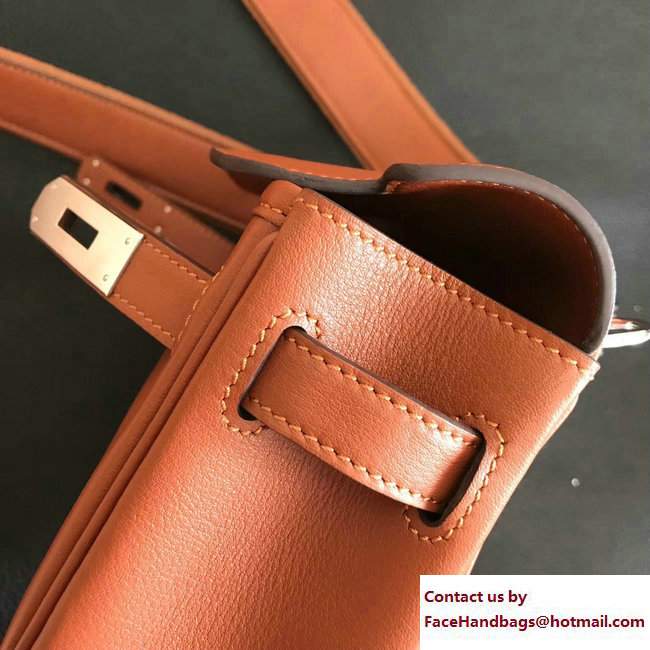 Hermes Swift Leather Mini Berline Bag Khaki