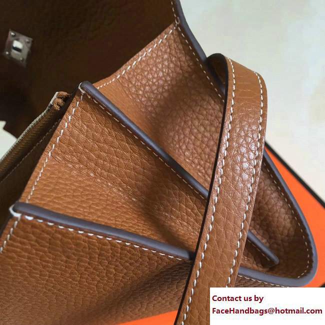 Hermes Togo Leather Kelly Long Wallet Brown