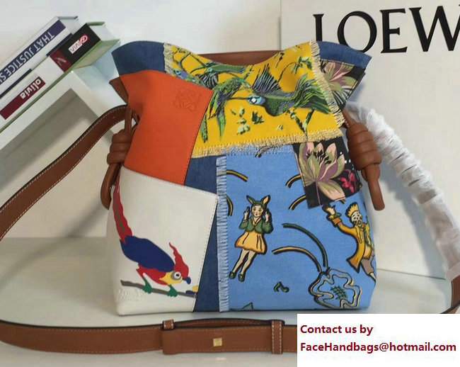 Loewe Flamenco Knot Bucket Paulas Ibiza Bag Multicolour