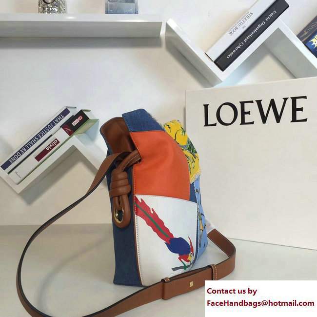 Loewe Flamenco Knot Bucket Paulas Ibiza Bag Multicolour