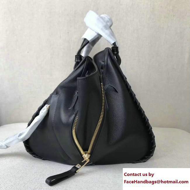 Loewe Hammock Bag Laced Black