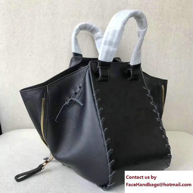 Loewe Hammock Bag Laced Black