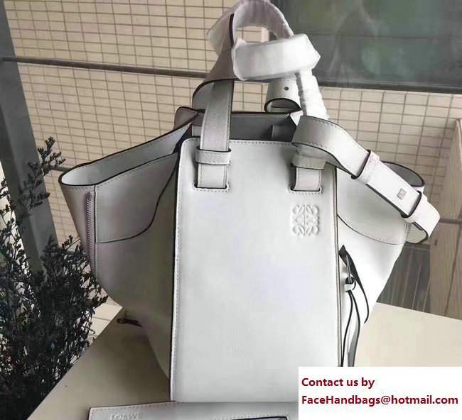 Loewe Hammock Bag White