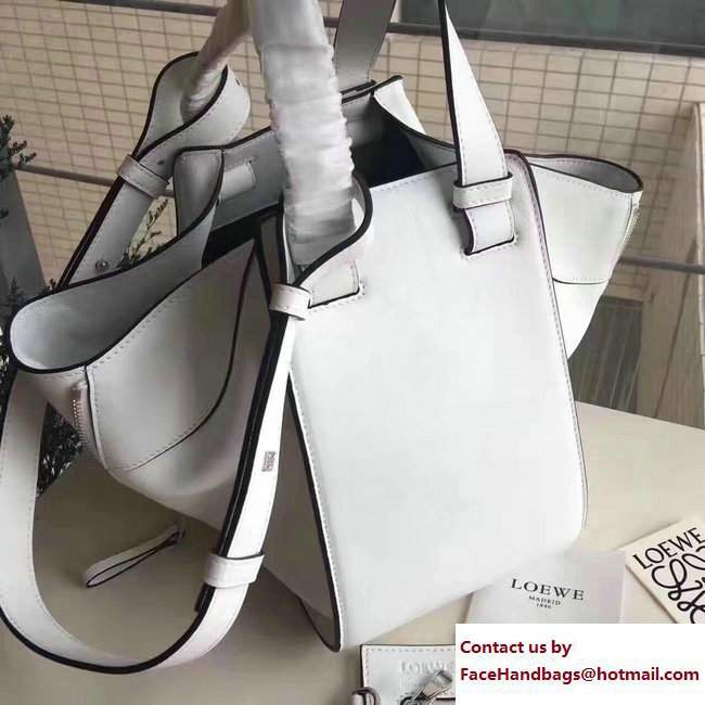 Loewe Hammock Bag White