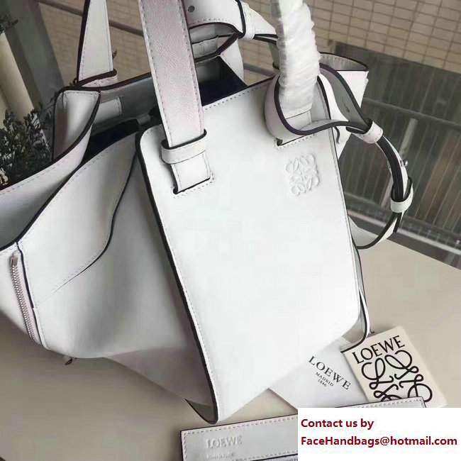 Loewe Hammock Bag White