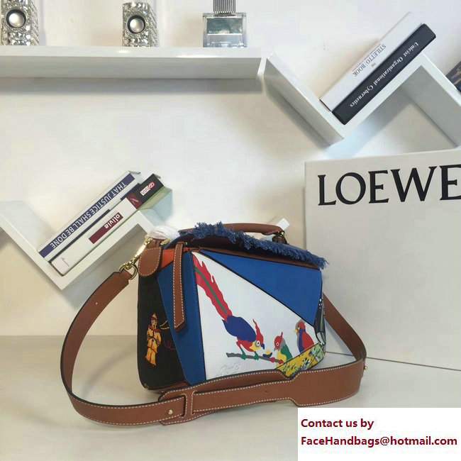 Loewe Puzzle Paulas Ibiza Bag Multicolour