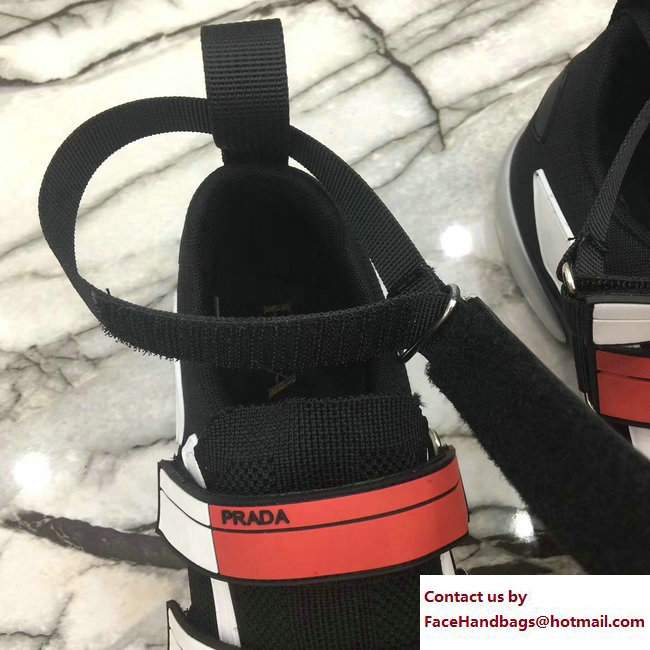 Prada Cloudbust Sneakers 1E293I Black 2017