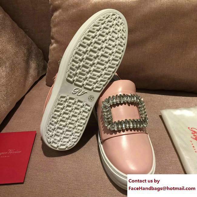 Roger Vivier Heel 3cm Sneakers Light Pink 2017