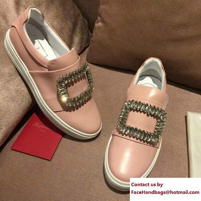 Roger Vivier Heel 3cm Sneakers Light Pink 2017