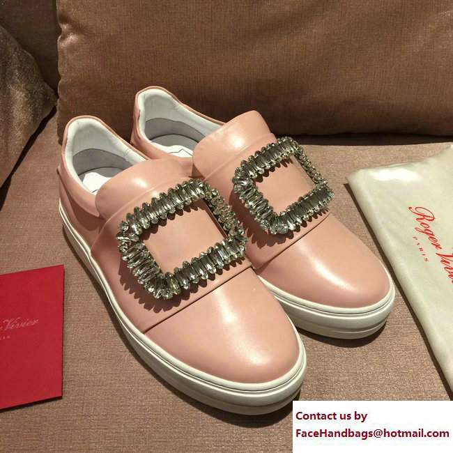 Roger Vivier Heel 3cm Sneakers Light Pink 2017