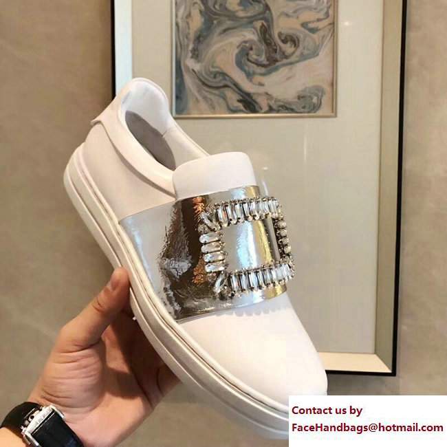 Roger Vivier Heel 3cm Sneakers White 2017