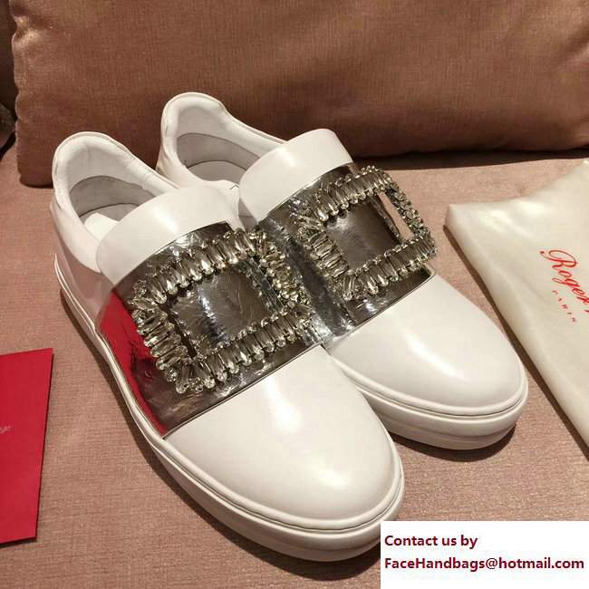 Roger Vivier Heel 3cm Sneakers White 2017