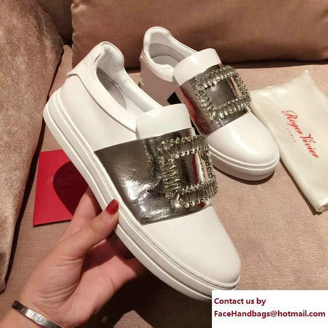 Roger Vivier Heel 3cm Sneakers White 2017