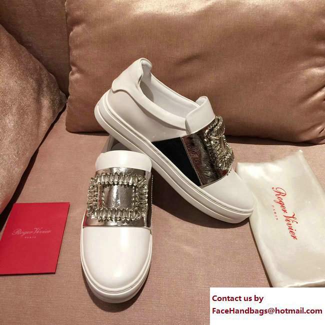 Roger Vivier Heel 3cm Sneakers White 2017