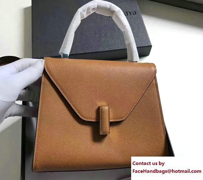 Valextra Iside Mini Bag Caramel