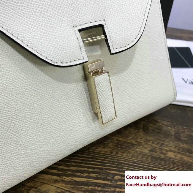 Valextra Iside Mini Bag Pale Gray