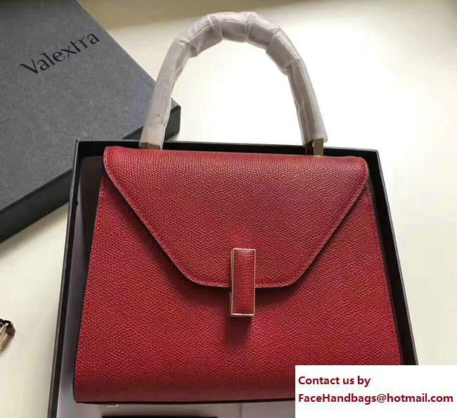 Valextra Iside Mini Bag Red