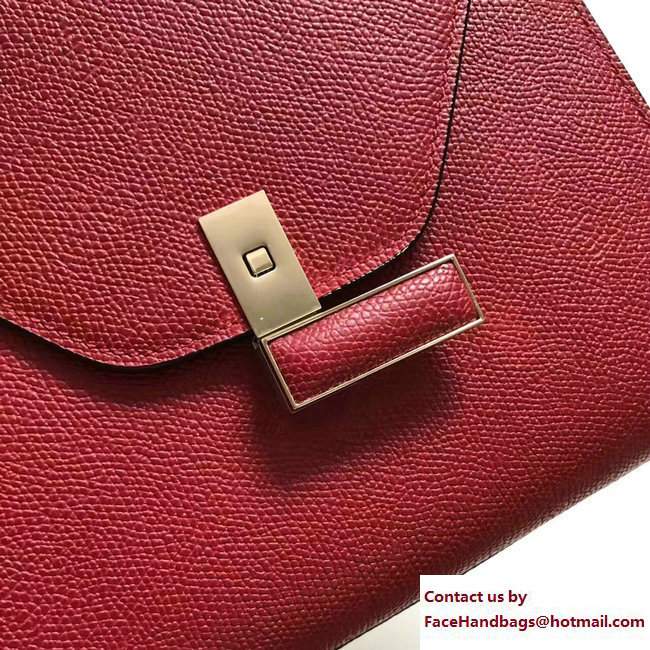 Valextra Iside Mini Bag Red