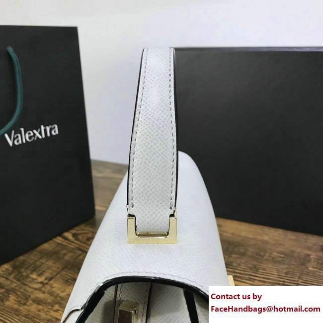 Valextra Iside Mini Bag White