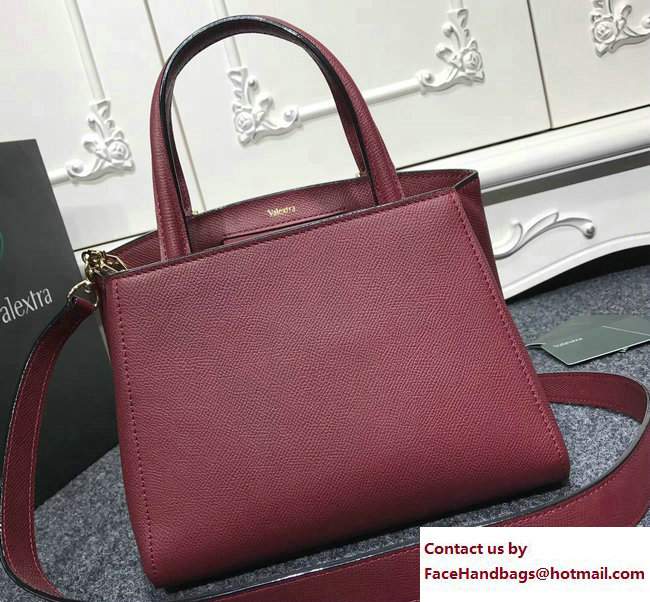 Valextra Triennale Bag Dark Red