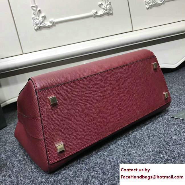 Valextra Triennale Bag Dark Red