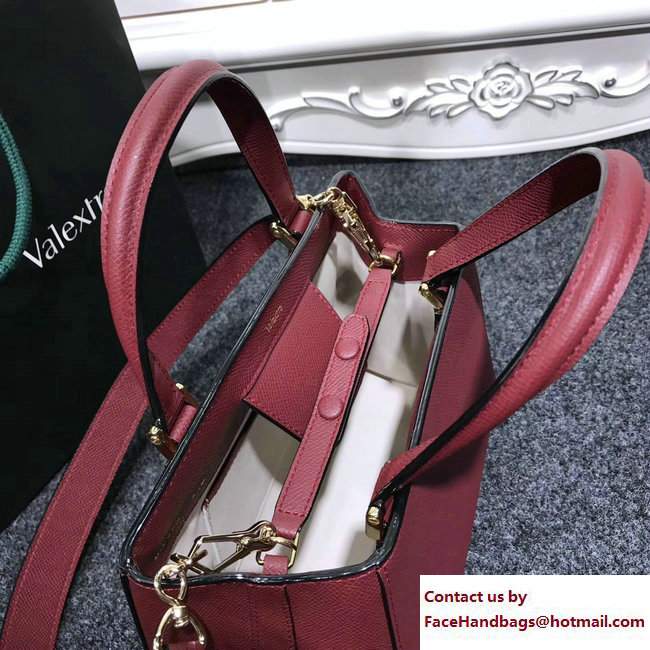 Valextra Triennale Bag Dark Red