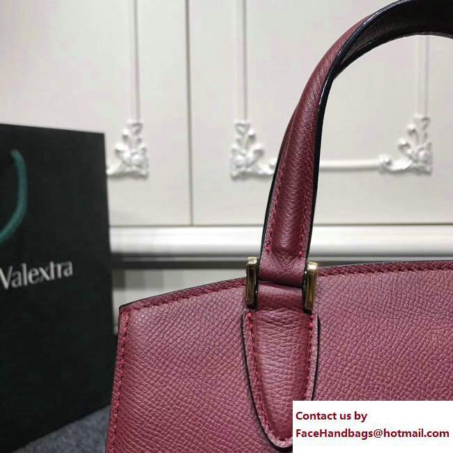 Valextra Triennale Bag Dark Red