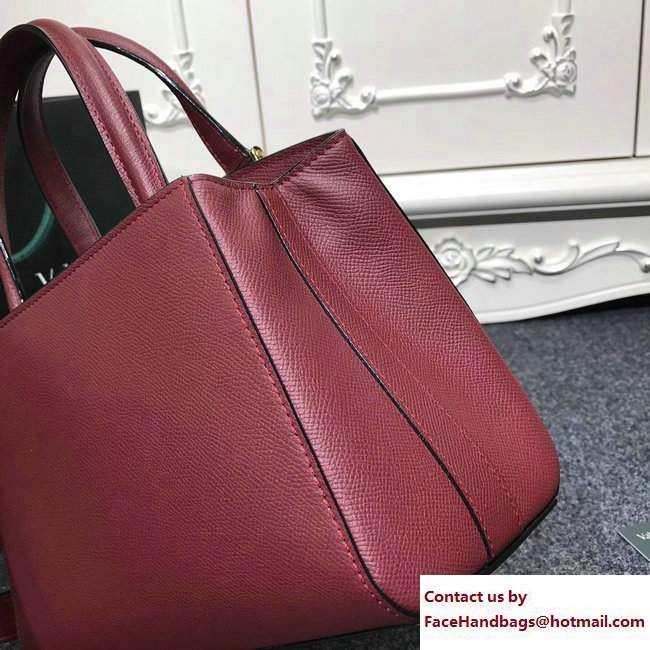 Valextra Triennale Bag Dark Red