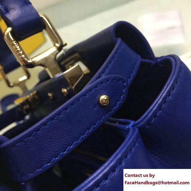 fendi mini peekaboo bag blue 2015