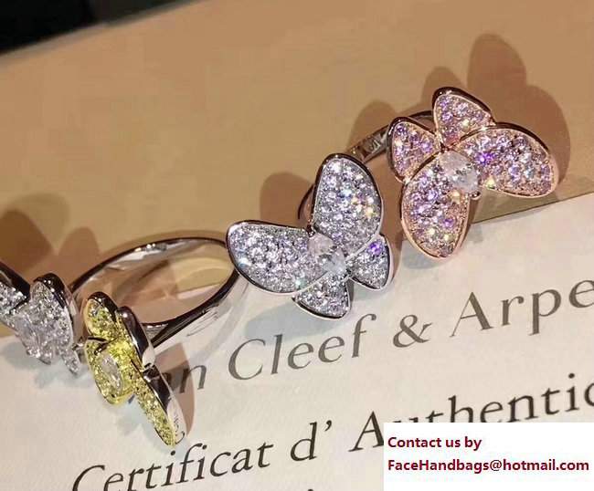 van cleef arpels two butterfly between the finger ring