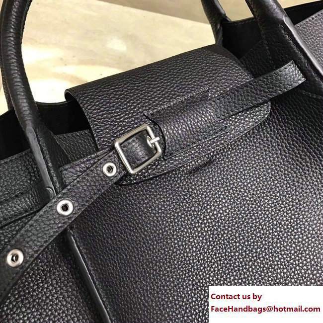 Celine Small Big Bag With Long Strap 183313 Grained Black 2018