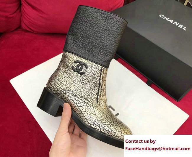 Chanel CC Logo Boots Fall Winter 2017