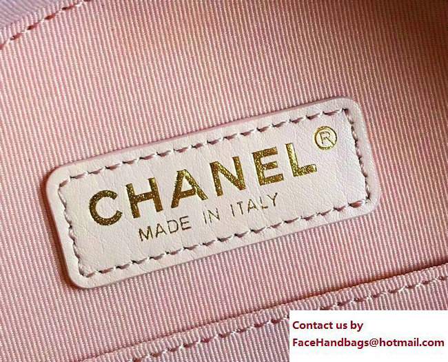 Chanel CC Logo Evening Bag A91946 Lobster Pink 2017