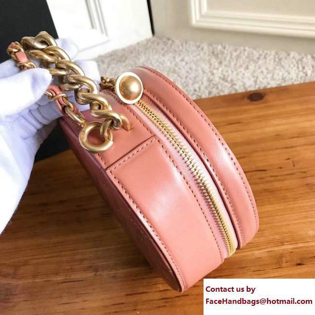 Chanel CC Logo Evening Bag A91946 Lobster Pink 2017