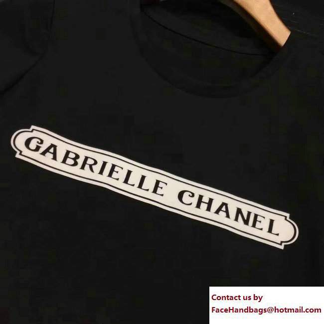 Chanel Gabrielle T-shirt Black 2018