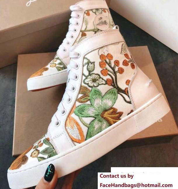 Christian Louboutin Floral Sneakers 01 2018