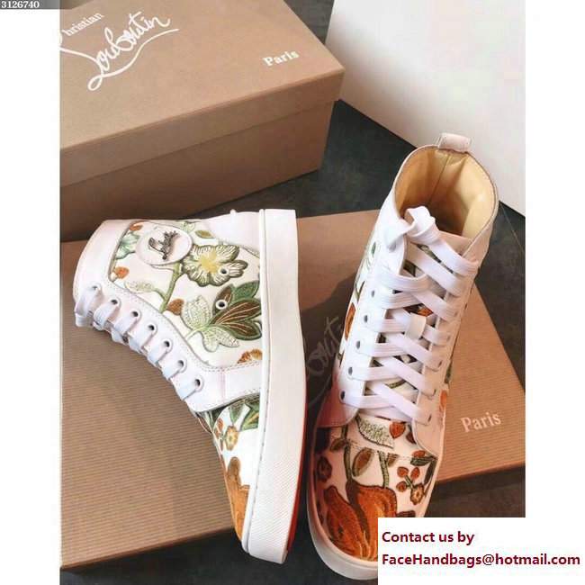 Christian Louboutin Floral Sneakers 01 2018