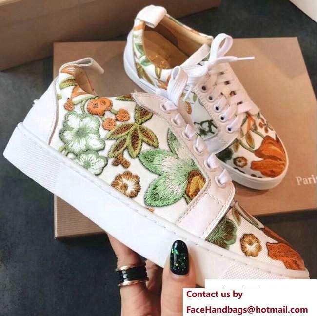 Christian Louboutin Floral Sneakers 02 2018