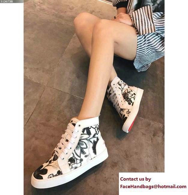 Christian Louboutin Floral Sneakers 03 2018