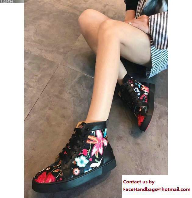 Christian Louboutin Floral Sneakers 05 2018