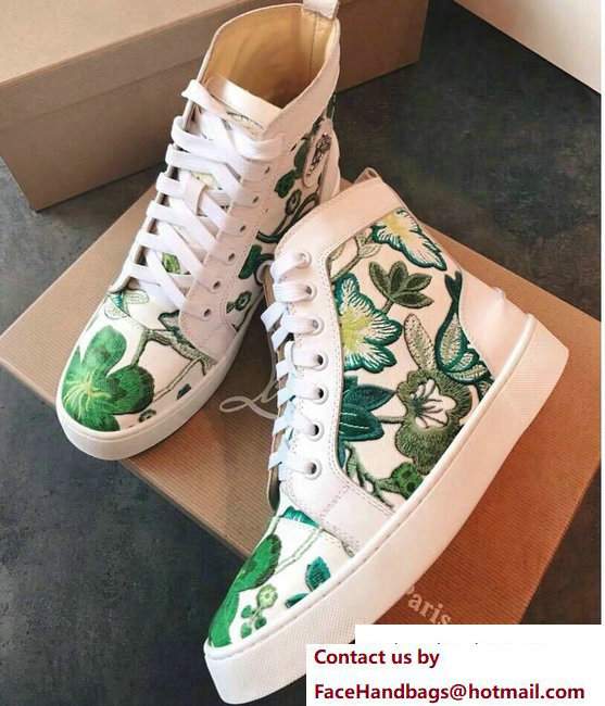 Christian Louboutin Floral Sneakers 07 2018