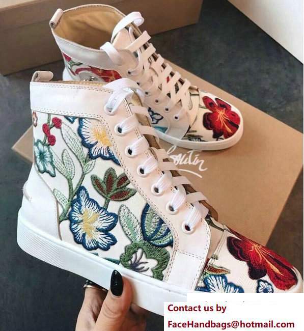 Christian Louboutin Floral Sneakers 09 2018